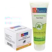 Dr Batra's Intense Moisturizing Cream & Moisturizing Face Wash Combo,  2 Piece(s)/Pack  Normal to Dry Skin 