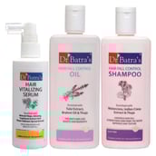 Dr Batra's Hair Vitalizing Serum, Hair Fall Control Shampoo- 200 ml & Oil - 200 ml Combo,  3 Piece(s)/Pack  Hair Fall Control 