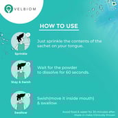 2 - Velbiom enKor-D Oral Health Probiotic,  10 sachets/pack  Mint 