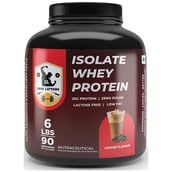 1 - IRON LIFTERS Isolate Whey Protein, 6 lb Coffee