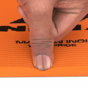 9 - Nivia Yoga Mat Anti Skid, Orange 10mm