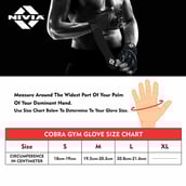 Nivia Cobra Sports Gloves,  Black  Medium 