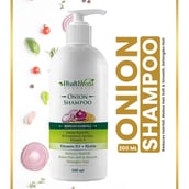6 - Health Veda Organics Onion Shampoo,  300 ml  Reduces Hairfall 