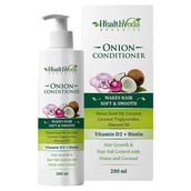 1 - Health Veda Organics Onion Conditioner,  200 ml  for All Hair Type 