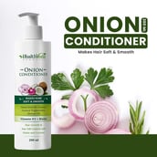 6 - Health Veda Organics Onion Conditioner,  200 ml  for All Hair Type 