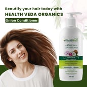 5 - Health Veda Organics Onion Conditioner,  300 ml  for All Hair Type 