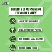 6 - XLR8 Flavoured Whey Protein 24 g Protein,  2 lb  Kesar Badam 