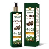 1 - Himalayan Organics Cold Press - 100% Pure - Castor Oil, 200 ml for Stronger Hair, Skin & Nails