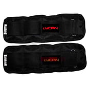 1 - Lycan Wrist and Ankle Weights,  Black  1 kg 