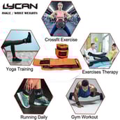 3 - Lycan Wrist and Ankle Weights,  Orange  1 kg 