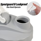 5 - GHC Steel Shaker Bottle,  White  1000 ml 