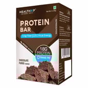 2 - HealthXP Protein Bars (18g Protein), 6 bar(s) Chocolate Fudge