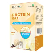 2 - HealthXP Protein Bars (18g Protein),  6 bar(s)  Vanilla 