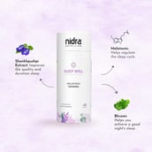 4 - Nidra Nutrition Sleep Well Melatonin,  45 gummies  Strawberry (Pack of 12) 