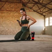 1 - beatXP Spider Protein Shaker,  Typhoon Black  650 ml 