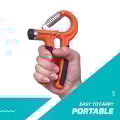 3 - beatXP Hand Gripper for Men, Black & Orange