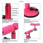 3 - beatXP Sit Up Bar for Floor,  Pink  Free Size 