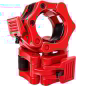 1 - Strauss Barbell Lock Collars,  Red 