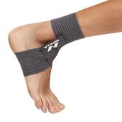 4 - Nivia Orthopedic Compression Ankle Wraps,  Dark Grey  Free Size 
