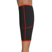 4 - Nivia Orthopedic Calf Support Slip-In (RB-20),  Black-Red  Small 