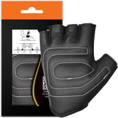 3 - MuscleXP Gear-Up Fitness Gym Gloves,  Black  Free Size 