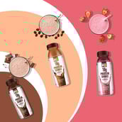 1 - MuscleBlaze 18g Protein Shake (No Added Sugar), 12 Piece(s)/Pack Chocolate,Strawberry Cream & Cafe Mocha