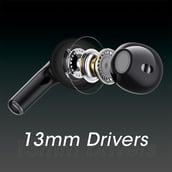 6 - Zebronics Zeb-Sound Bomb S101 Wireless Earbuds,  Black 