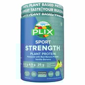 1 - Plix Sport 100% Plant Protein Strength (Post Workout),  2.2 lb  Vanilla Banana 