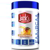 1 - Jacks Nutrition EAA+BCAA,  Orange Mango  0.86 lb  30 Servings 