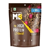 MuscleBlaze High Protein Muesli OP, 100 g Dark Chocolate & Cranberry