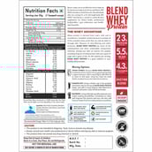 2 - Big Wolf Nutrition Blend Whey Protein,  2.2 lb  Chocolate 