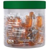 1 - Setu Tummy: Apple Cider Vinegar,  30 gummies  Lemon 