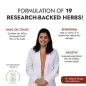 4 - Kapiva Hair Rituals Tulsi Anti Hairfall Oil, 200 ml for All Hair Types