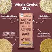 4 - NourishVitals Breakfast Protein Bar,  5 bar(s)  Apricot & Fig 