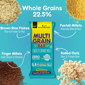 3 - NourishVitals Multi Grain Bar,  5 bar(s)  Choco Chunk Nut 