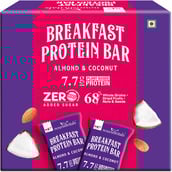 2 - NourishVitals Breakfast Protein Bar,  5 bar(s)  Almond & Cocount 