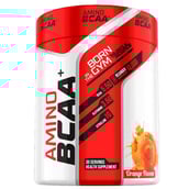 1 - Muscle Science Amino BCAA+,  0.79 lb  30 Servings  Orange 