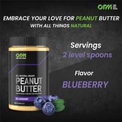 5 - One Rep More Peanut Butter,  1 kg  Blueberry Creamy 