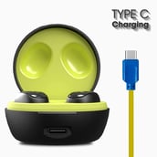 5 - Zebronics Zeb-Sound Bomb 1 TWS Earbuds,  Black Green 