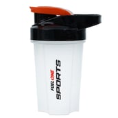 MB Fuel One Sports Shaker, White & Black 500 ml
