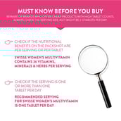 12 - Swisse Womens Ultivite Multivitamin,  60 tablet(s)  Unflavoured 