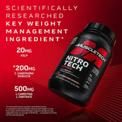 4 - MuscleTech Performance Series NitroTech Ripped, 4 lb Chocolate Fudge Brownie