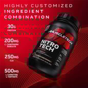 4 - MuscleTech Performance Series NitroTech Ripped, 2 lb Chocolate Fudge Brownie