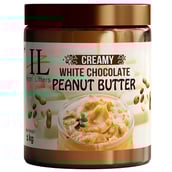 1 - IRON LIFTERS Peanuts Butter,  1 kg  Creamy White Chocolate 