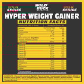 3 - Wild Buck Hyper Weight Gainer,  2.2 lb  Chocolate Peanut Butter 