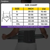 6 - Boldfit Lumbar Support Belt,  Grey  Large 