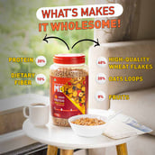 7 - MuscleBlaze High Protein Wheat Cereal OP,  1 kg  Strawberry Blast 
