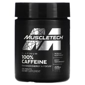 1 - MuscleTech 100% Caffeine,  125 tablet(s)  Unflavoured 
