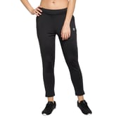 1 - John Ally Women's Gym Zipper Track Pant with Sweat Wicking,  Jet Black  Medium 
