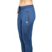 5 - John Ally Women's Gym Track Pant Zipper Pocket with Anti-Microbial Technology,  Berlin Blue  Small 
